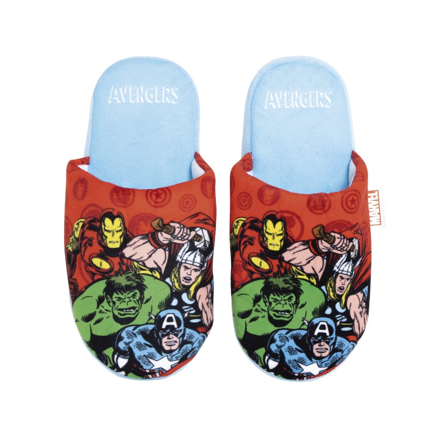 Chaussons velours ouverts semelle souple