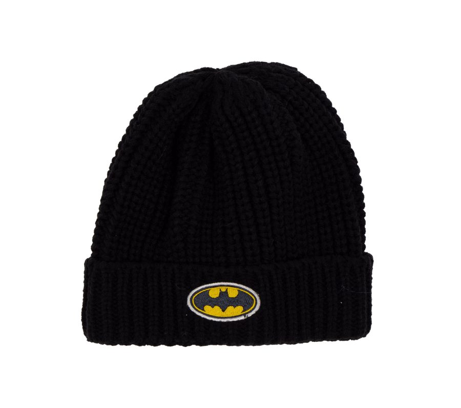 Bonnet en maille brodé