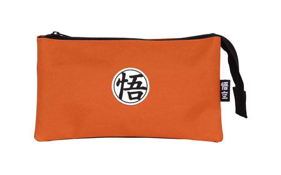 Trousse triple avec badge caoutchouc