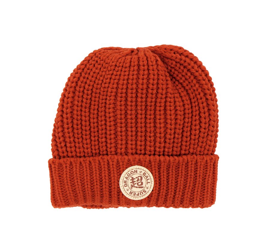 Bonnet en maille brodé