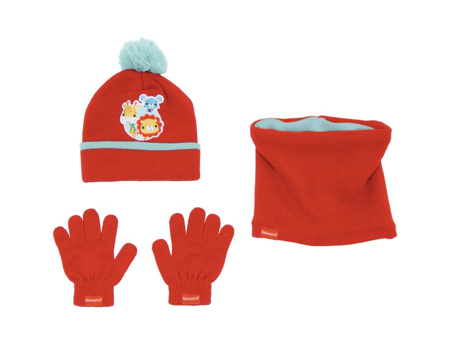Set bonnet + tour de cou + gants