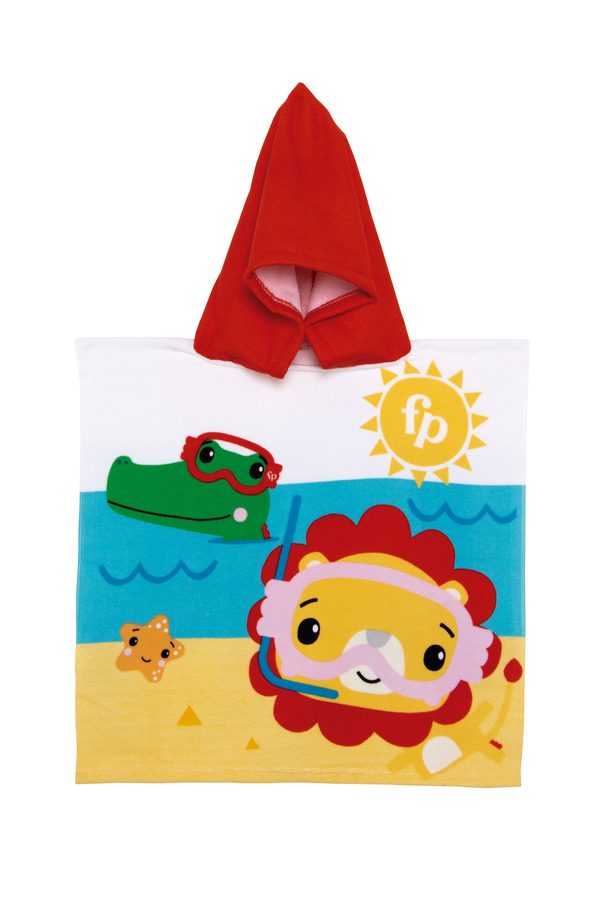 Poncho serviette microfibre à capuche