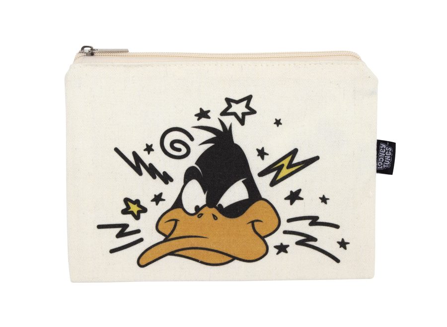 Trousse plate en toile