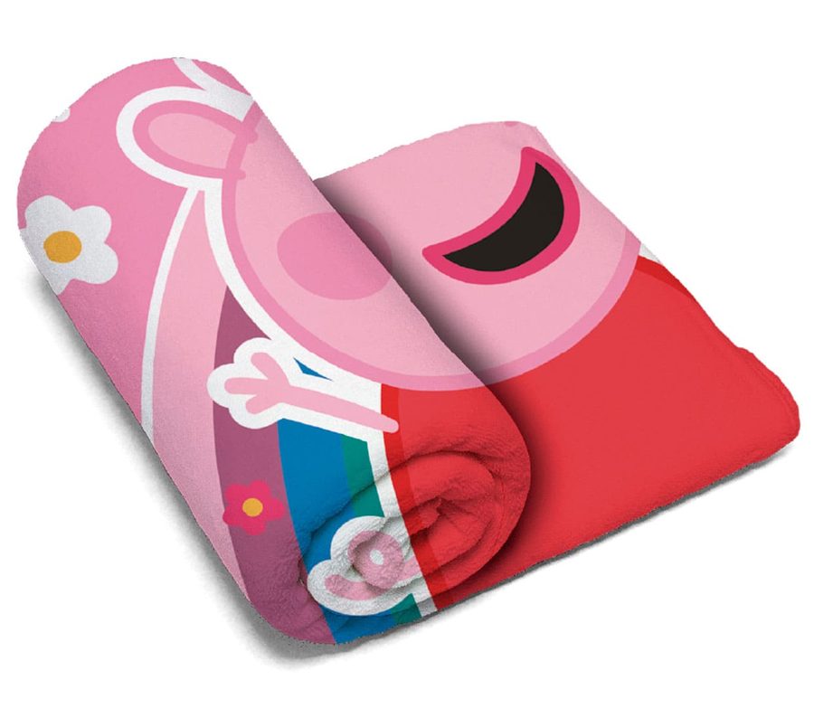 Plaid polaire 200 g/m² bord surjeté