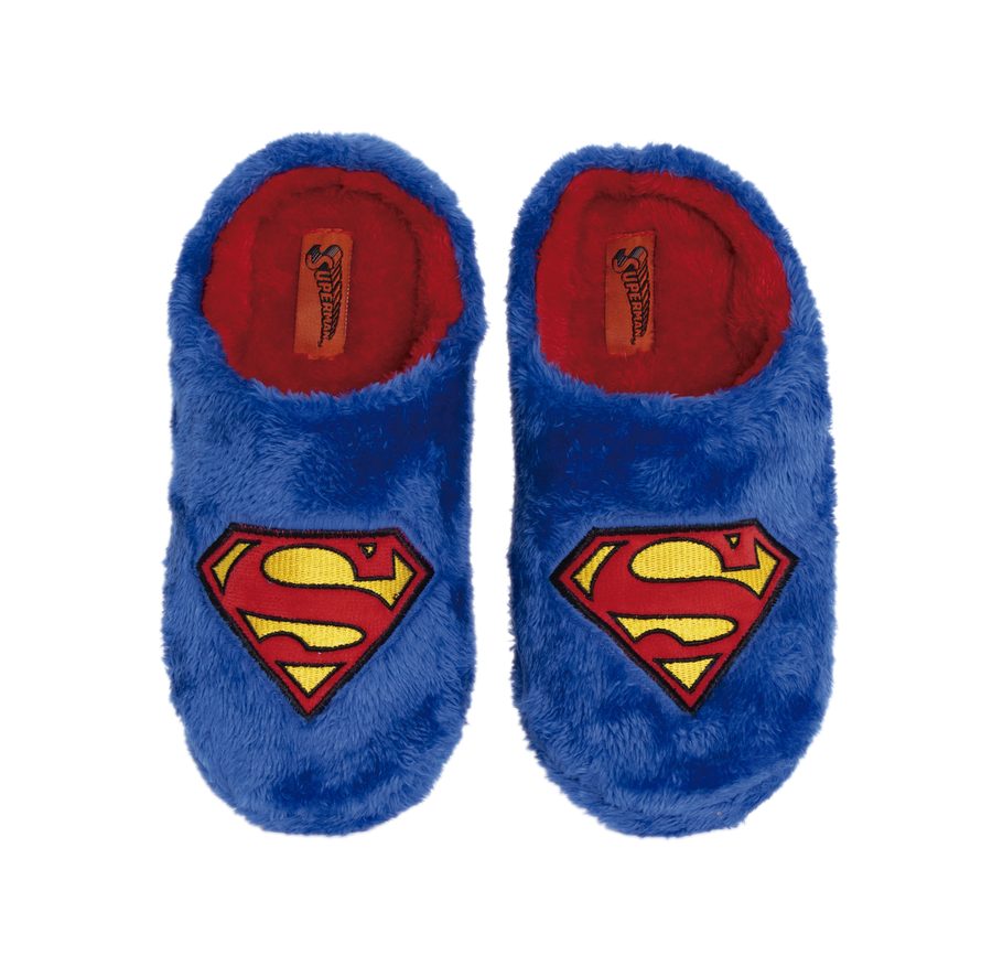 Chaussons ouverts semelle dure en peluche brodés