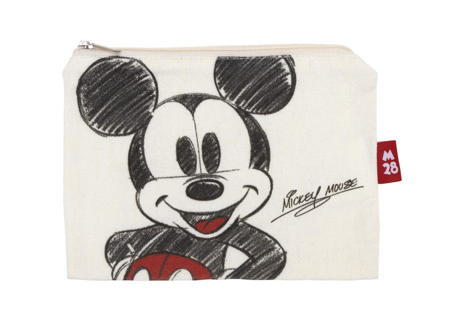Trousse plate en toile