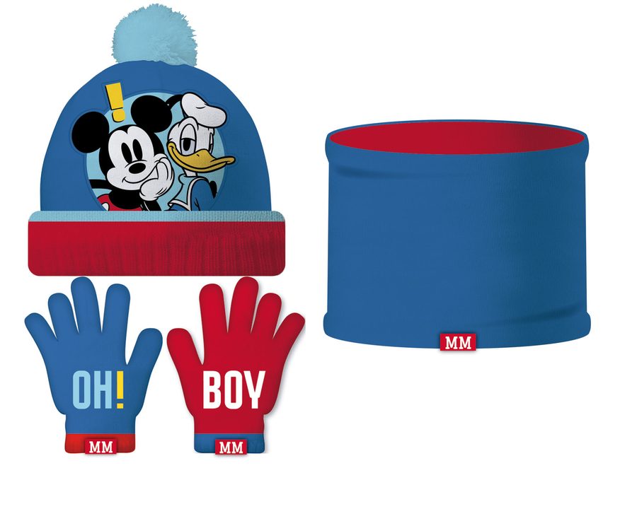 Set bonnet + tour de cou + gants