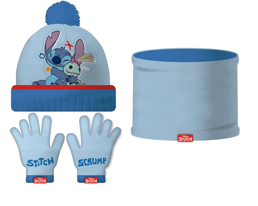 Set bonnet + tour de cou + gants