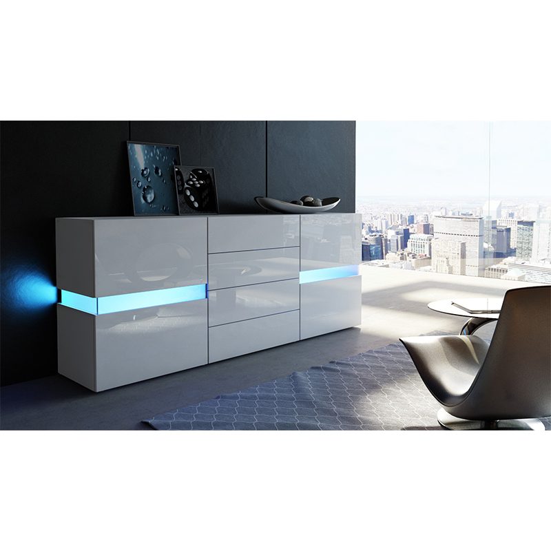 Buffet 9011 Avec Led bois