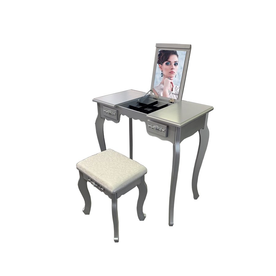 Coiffeuse JA31 bois et verre