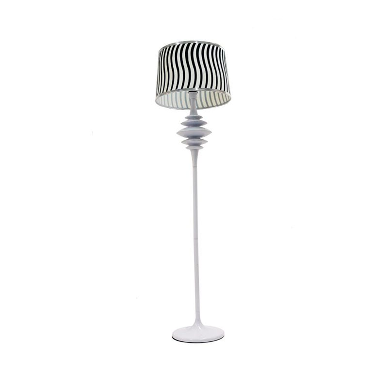 Lampadaire métal blanc 162 cm