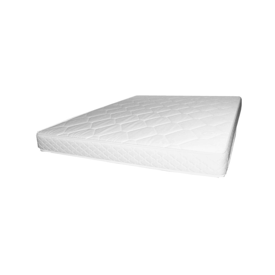 Matelas Mousse blanc 140 x 190 cm, épaisseur 15 cm