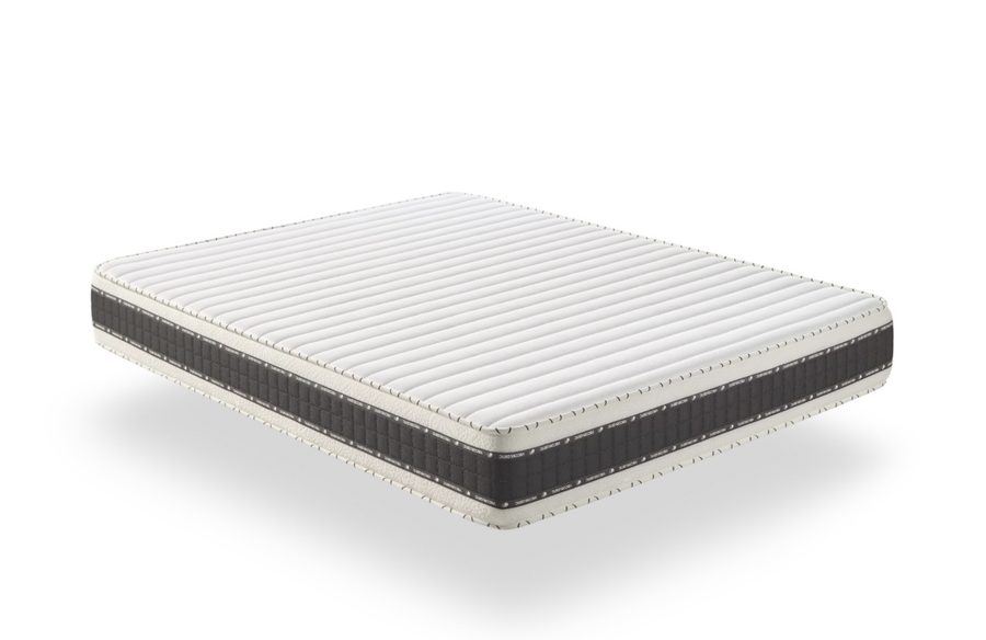 Matelas Mémoire De Forme tissu et mousse blanc