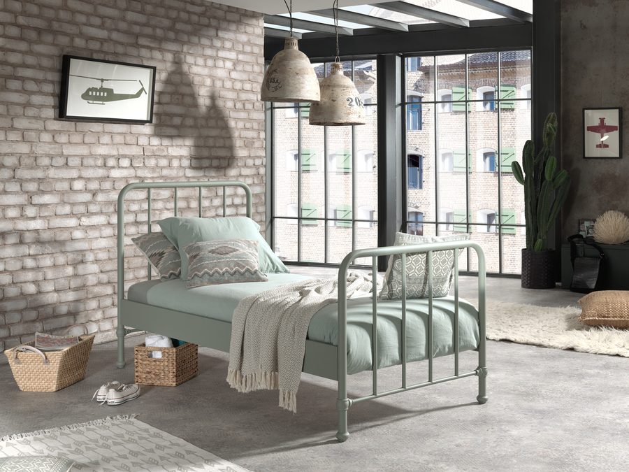 Bronxx Lit Olive Green Mat 90 x 200 cm