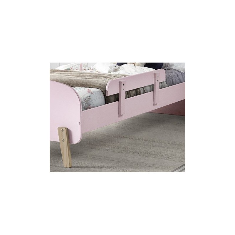 Kiddy Barriere De Lit Vieux Rose