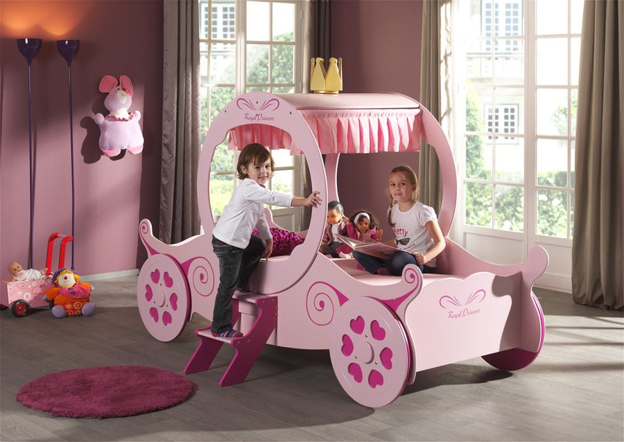 Lit Carrosse Princess Kate Rose