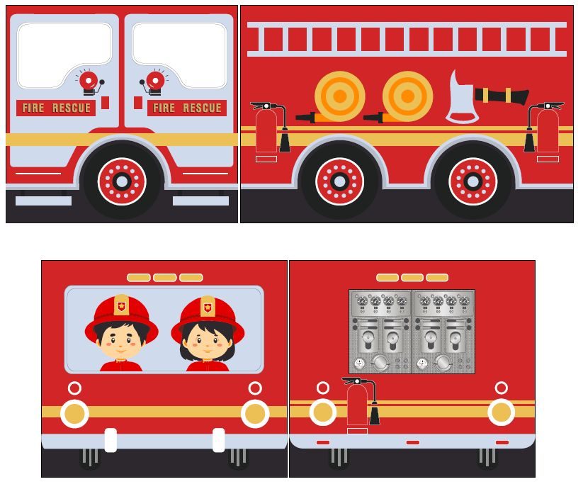 Housse Fire Truck