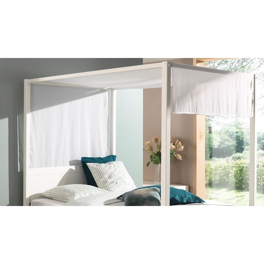 Canvas Pour Pino Lit A Baldaquin 140X200Cm